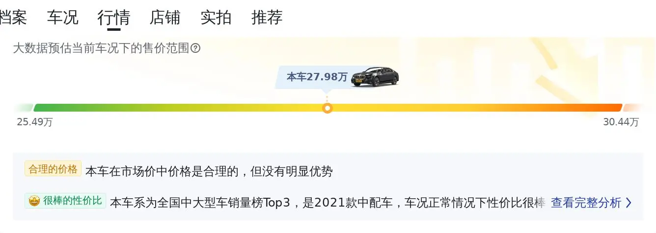 2019 款宝马 525Li 豪华套装,2021 年上牌,3.2 万公里