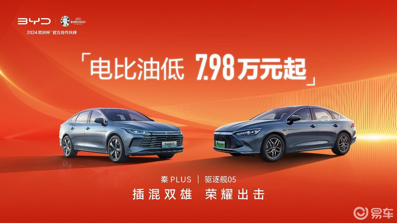 官宣电比油低！比亚迪双雄出击7.98万起成新年“王炸”